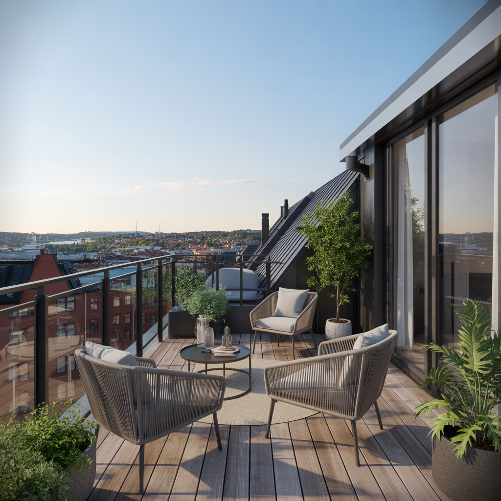 5.Hur vet du att utsikten fran takterrassen blir lyckad