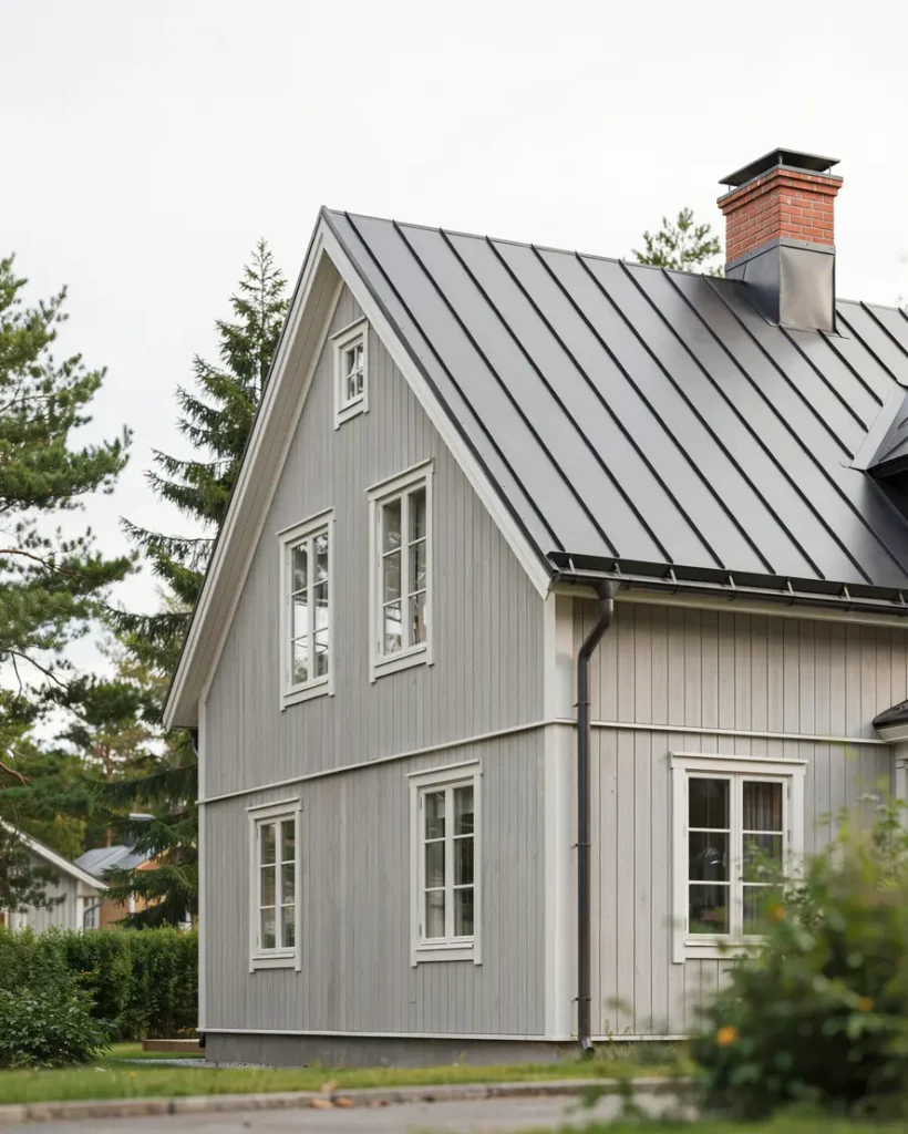 renovering av skorstensbeslag och takpl t p villa